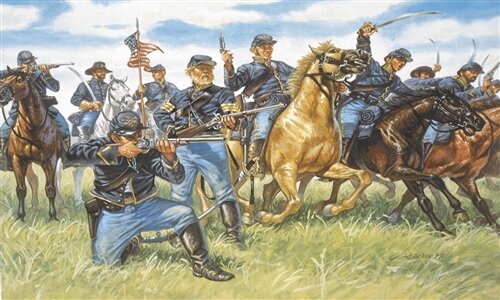 модель Солдатики Union Cavalry (American Civil War)